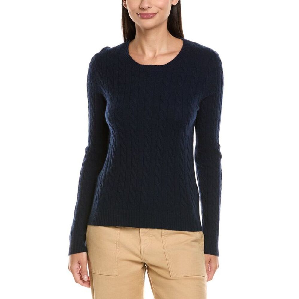 Maison Heritage Womens  Raphaelle Cashmere Sweater, Blue